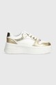 Answear Lab sneakersy platforma złoty 7820.HWK