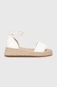 Εσπαντρίγιες Answear.LAB ίσια πλατφόρμα λευκό 77.500.fh