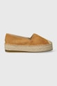 Espadrilky Answear.LAB OY40011.HWK hnědá WW24