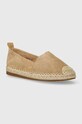 Answear Lab espadrile imitatie de piele intoarsa maro N5576.hh