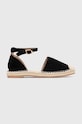 Answear Lab espadryle tekstylny czarny L2842.hh