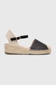 Answear Lab espadrile textil negru e3028.ikk