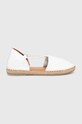Kožené espadrilky Answear.LAB přírodní kůže bílá 10153/Carla.HWK