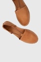 Answear Lab espadryle skórzane brązowy 10153/Carla.HWK