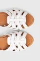 biela Kožené sandále Answear Lab