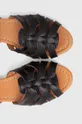 czarny Answear Lab sandały skórzane