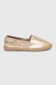 Kožené espadrilky Answear.LAB přírodní kůže zlatá Alba.HWK