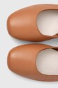 Answear Lab balerini de piele maro 24374.HWK