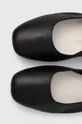 fekete Answear Lab bőr balerina cipő