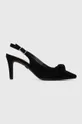 чорний Замшеві туфлі Answear Lab Жіночий