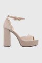 Кожаные сандалии Answear.LAB кирпичик бежевый SS19066.HWK