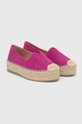 Answear Lab espadryle różowy