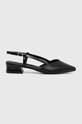 Answear Lab baleriny imitacja skóry licowej czarny K10014.HWK