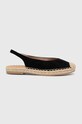 Answear Lab espadrile imitatie de piele intoarsa negru 3141.HWK