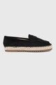 Answear Lab espadrile imitatie de piele intoarsa negru 3134.HWK