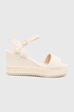 Answear Lab espadryle imitacja zamszu beżowy 6966.fh