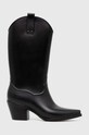 Резиновые сапоги Answear.LAB матовая чёрный 4113.cdb
