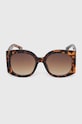 Answear Lab okulary przeciwsłoneczne cv2576.fw brązowy WW24
