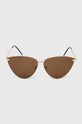Akcesoria Answear Lab okulary przeciwsłoneczne fl5309.FW brązowy