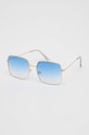 Answear Lab okulary przeciwsłoneczne gradientowa niebieski S881.HWK