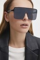 Сонцезахисні окуляри Answear Lab прямокутна чорний jb559.fh