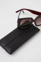 bordowy Answear Lab okulary przeciwsłoneczne
