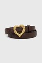 Answear Lab curea de piele maro 4253..cdb