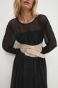 Answear Lab curea de piele bej 4299..cdb