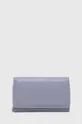 vijolična Usnjena denarnica Answear Lab Ženski