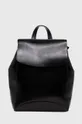 čierna Kožený ruksak Answear Lab Dámsky