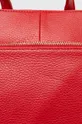 czerwony Answear Lab plecak skórzany