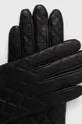 Answear Lab rękawiczki skórzane czarny