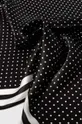 Шелковый платок на шею Answear Lab чёрный