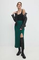 Answear Lab fustă verde TL177.HWK
