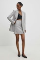 Sukňa Answear.LAB 40808.tjs strieborná WW24