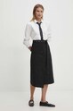 Answear Lab fustă 9223.ikk negru WW24