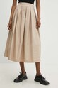 Answear Lab spódnica 2418.ijs beżowy WW24
