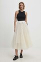 Φούστα Answear.LAB ck08077.3FKK μπεζ WW24