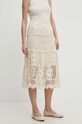 Answear Lab spódnica A21465.HWK beżowy WW24