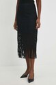 Answear.LAB spódnica 22145.HWK czarny WW24