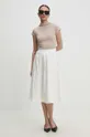 Suknja Answear Lab bijela