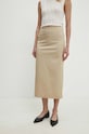 Answear Lab fustă bej 40815.td