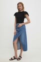 Answear Lab fustă din denim 2060.tjs albastru WW24