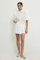 Bavlnená sukňa Answear Lab biela