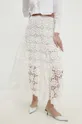 Bavlnená sukňa Answear Lab biela