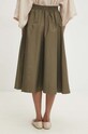 Odzież Answear.LAB spódnica bawełniana 7004.tjs zielony