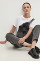 Answear Lab ogrodniczki jeansowe s74.TWK szary WW24