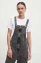 Answear Lab ogrodniczki jeansowe s74.TWK szary