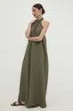 πράσινο Ολόσωμη φόρμα με λινό Answear Lab