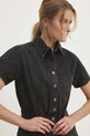 Джинсовый комбинезон Answear.LAB чёрный 68.tjs